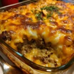 Amish Hamburger Steak Bake
