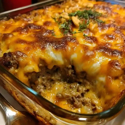 Amish Hamburger Steak Bake