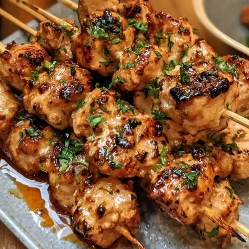 Bang Bang Chicken Skewers