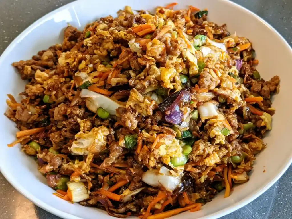 Blackstone Egg Roll In A Bowl