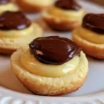 Boston Cream Pie Cookie Bites