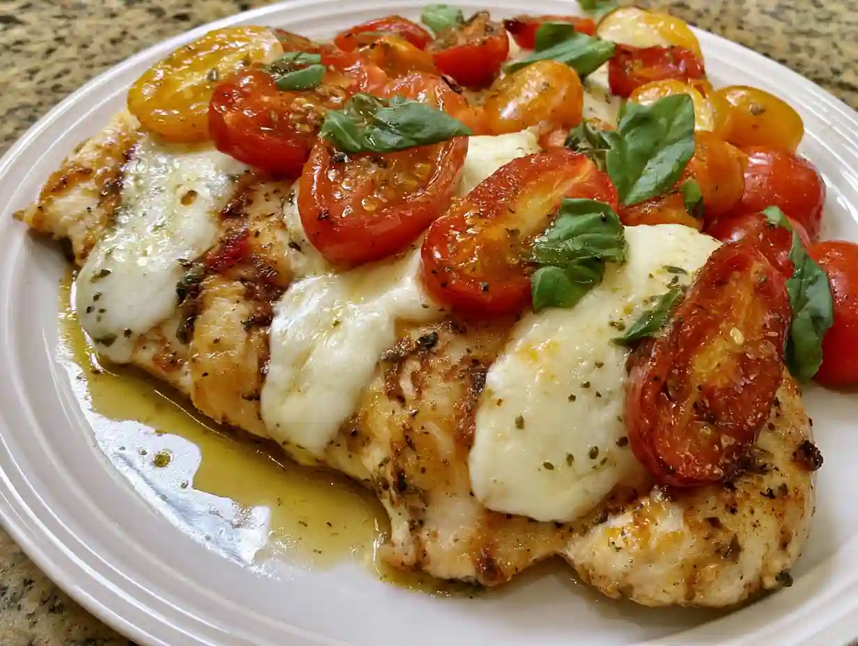 Caprese Chicken With Tomatoes And Basil