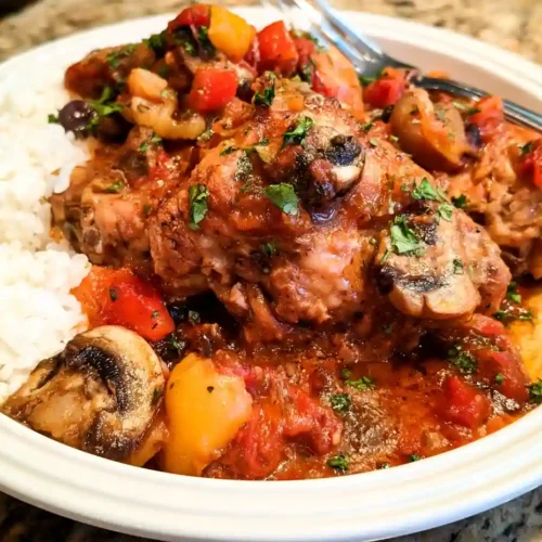 Crockpot Chicken Cacciatore Recipe