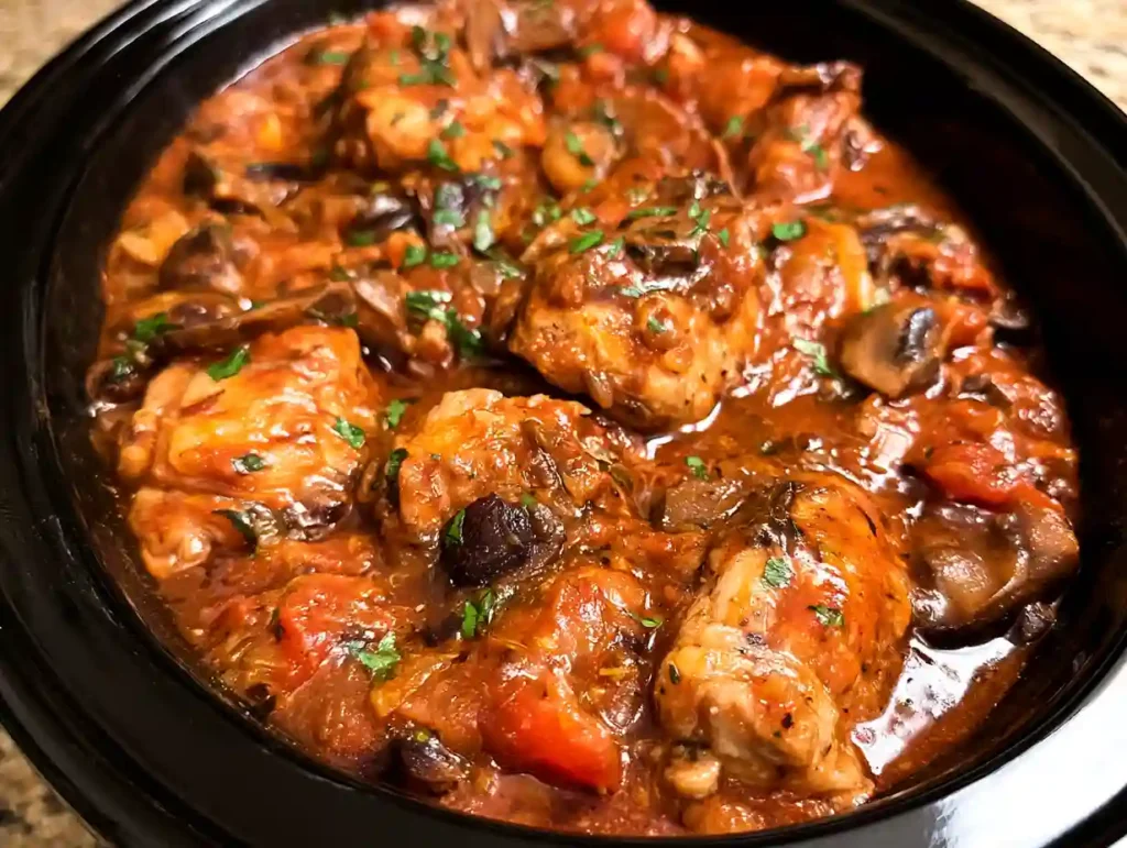 Crockpot Chicken Cacciatore Recipe