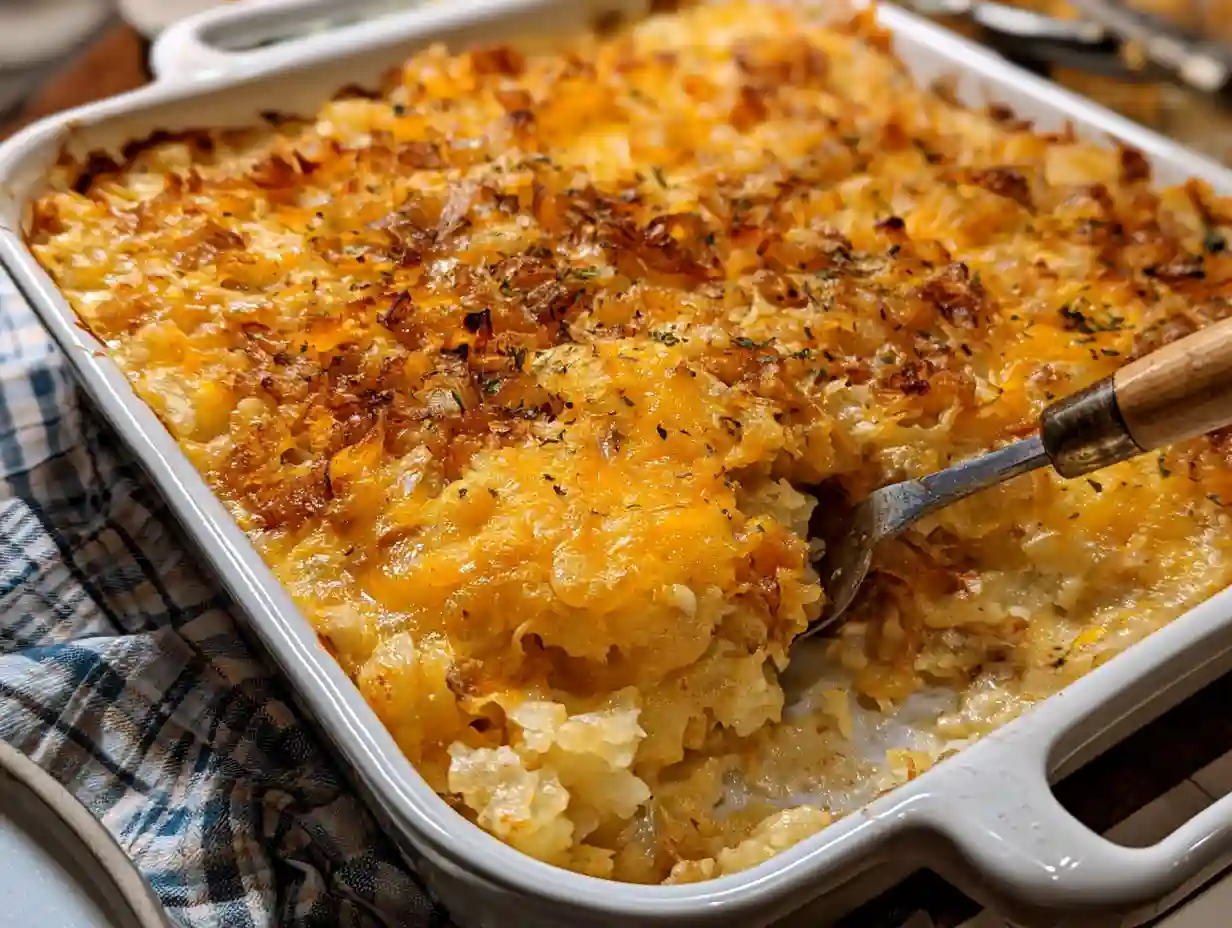 French Onion Funeral Potatoes