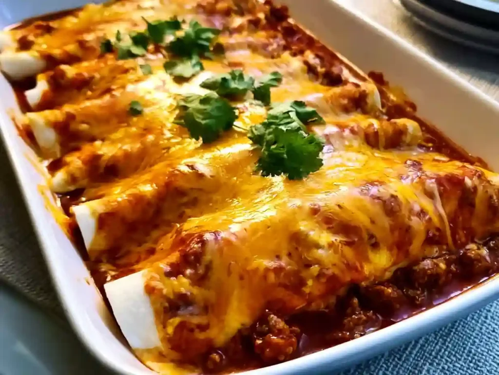 Ground Beef Enchiladas