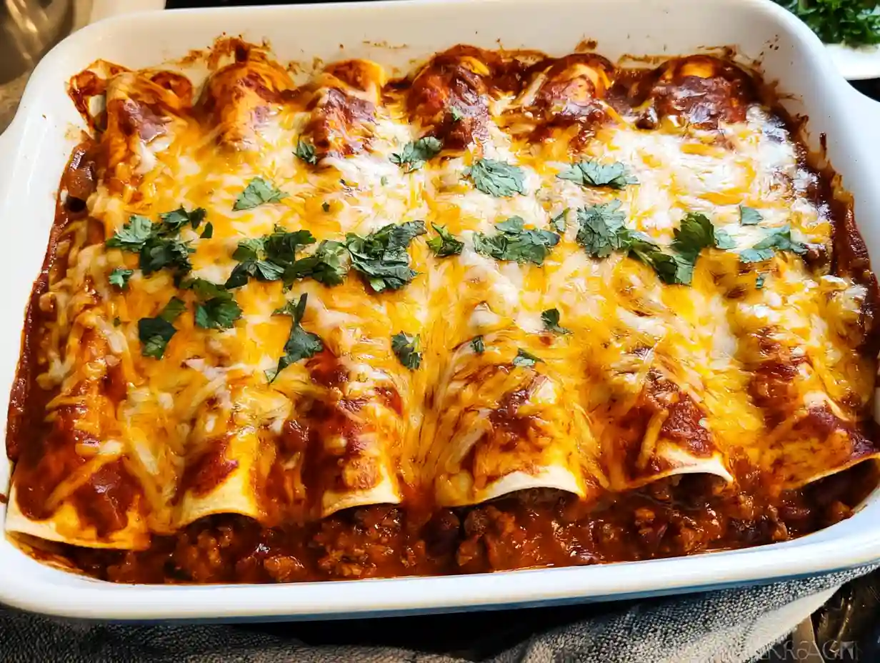 Ground Beef Enchiladas