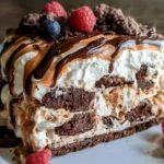 Homemade ice cream cake