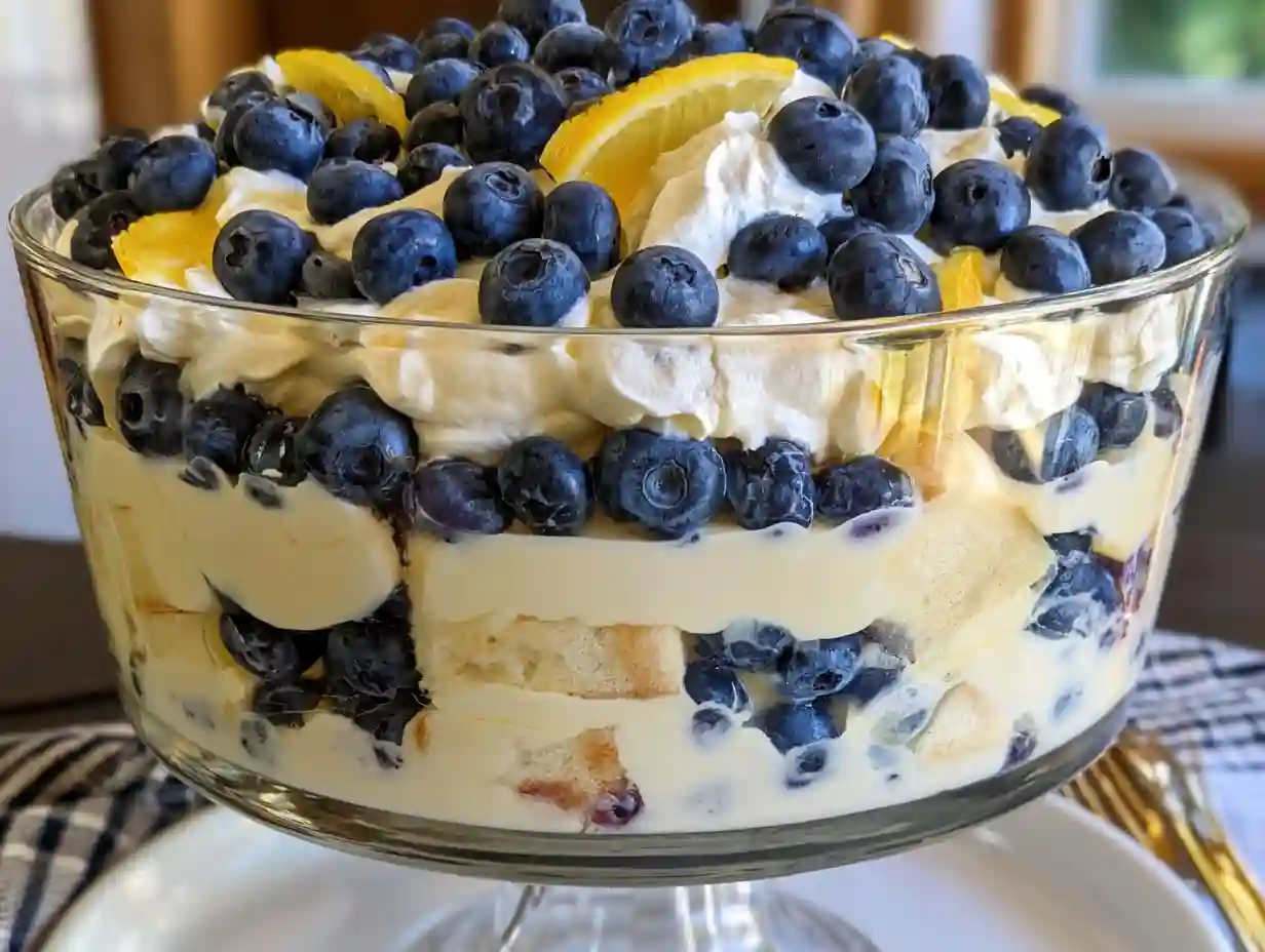 Lemon Blueberry Trifle