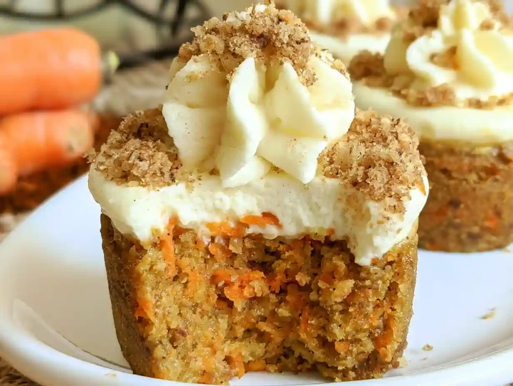Mini Carrot Cake Cheesecakes
