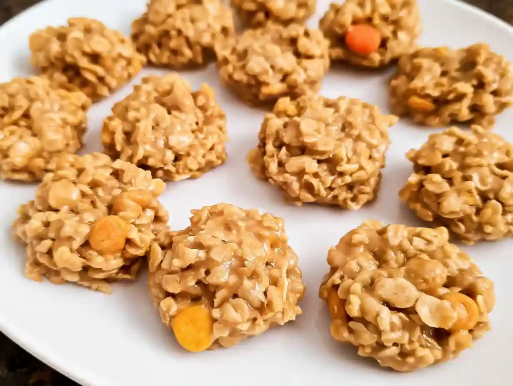 No Bake Peanut Butter Cookies