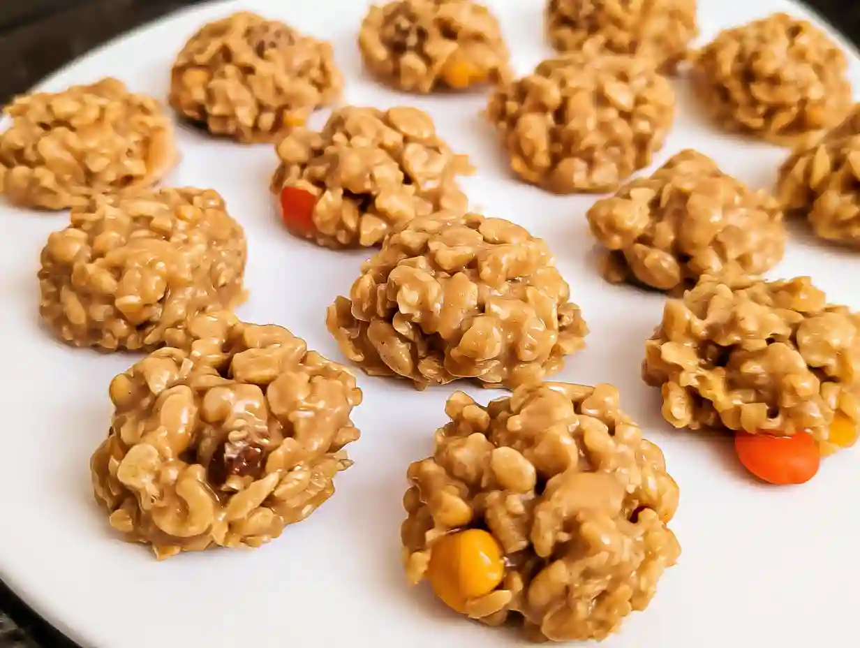 No Bake Peanut Butter Cookies