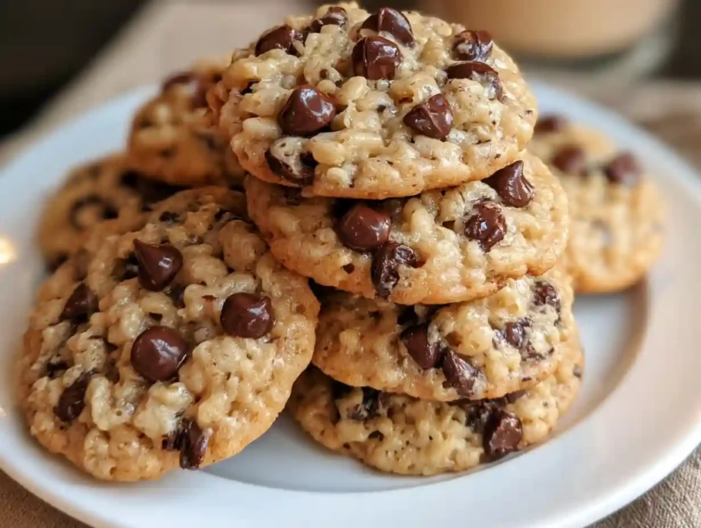 Rice Krispie Chocolate Chip Cookies