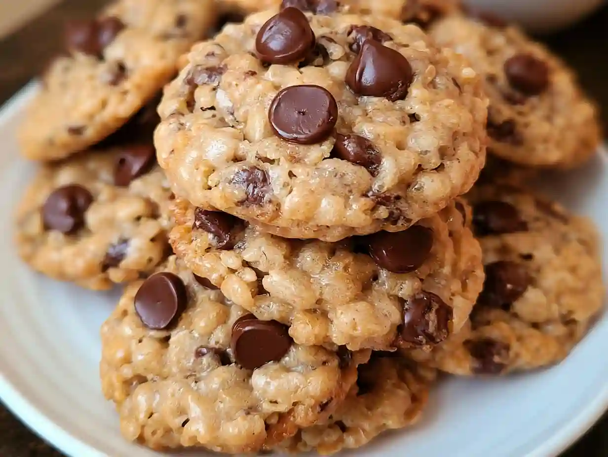 Rice Krispie Chocolate Chip Cookies