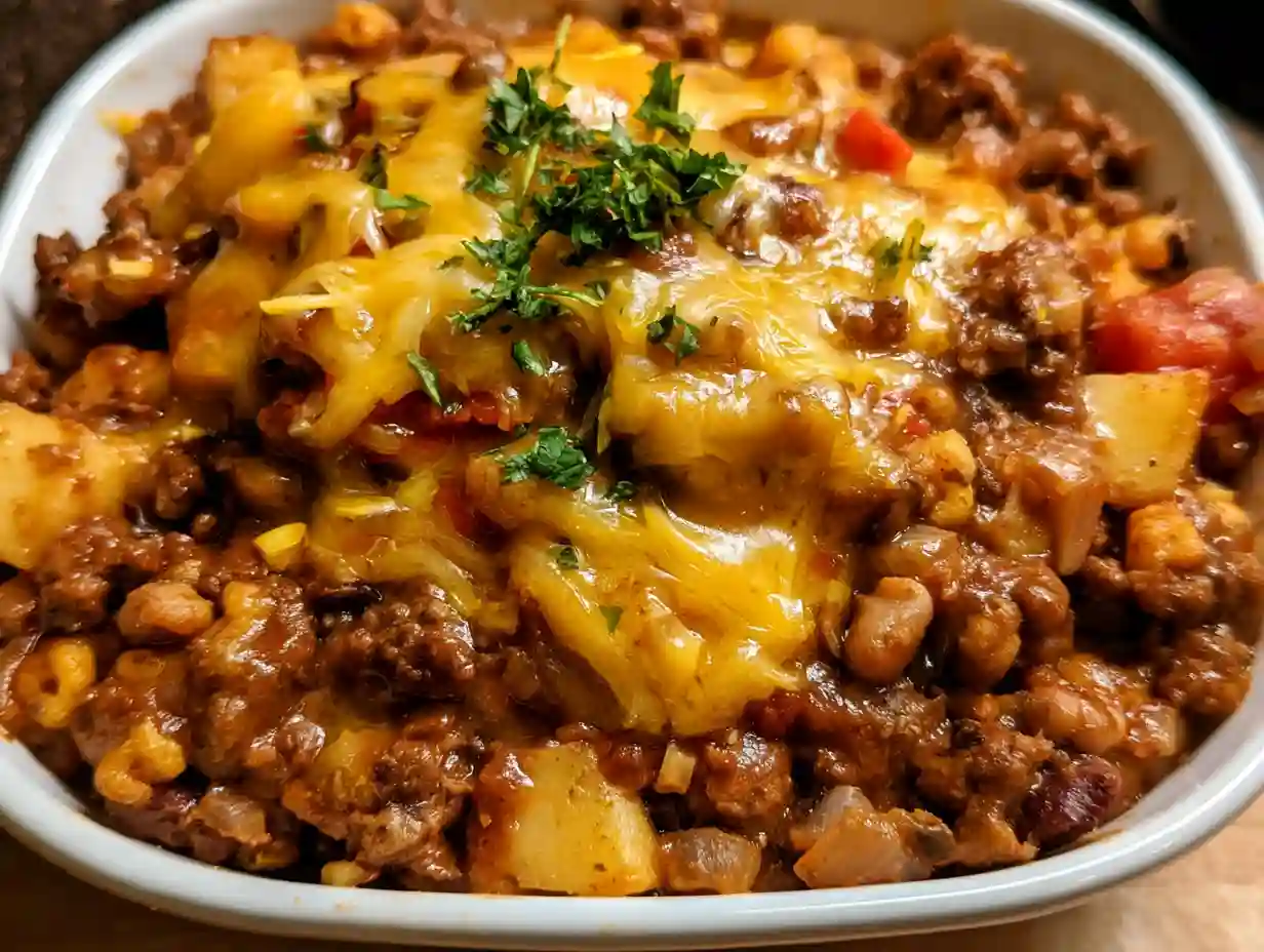 Slow Cooker Cowboy Casserole
