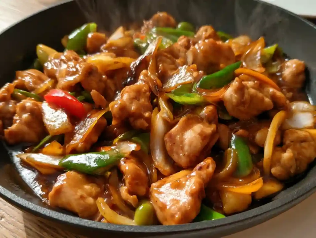 Stir-Fried Chinese Garlic Chicken