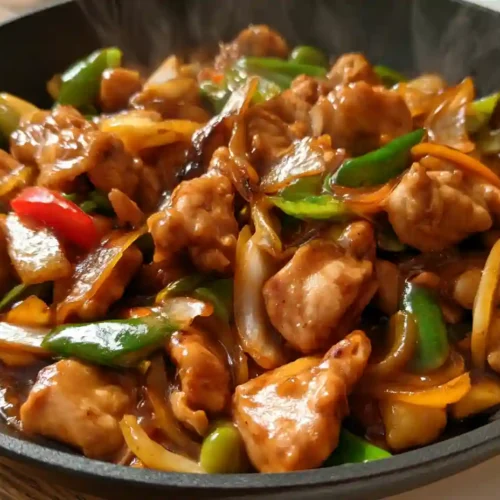 Stir-Fried Chinese Garlic Chicken