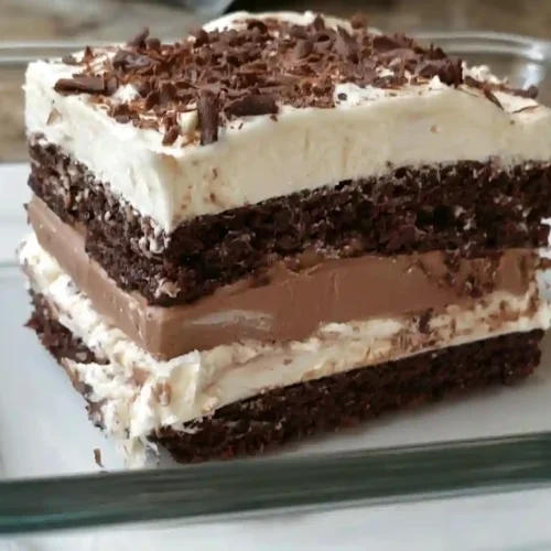 brownie refrigerator cake