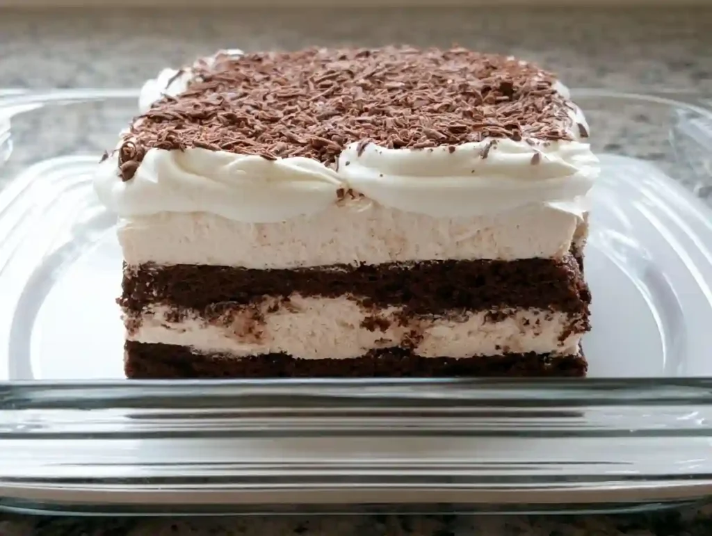 brownie refrigerator cake