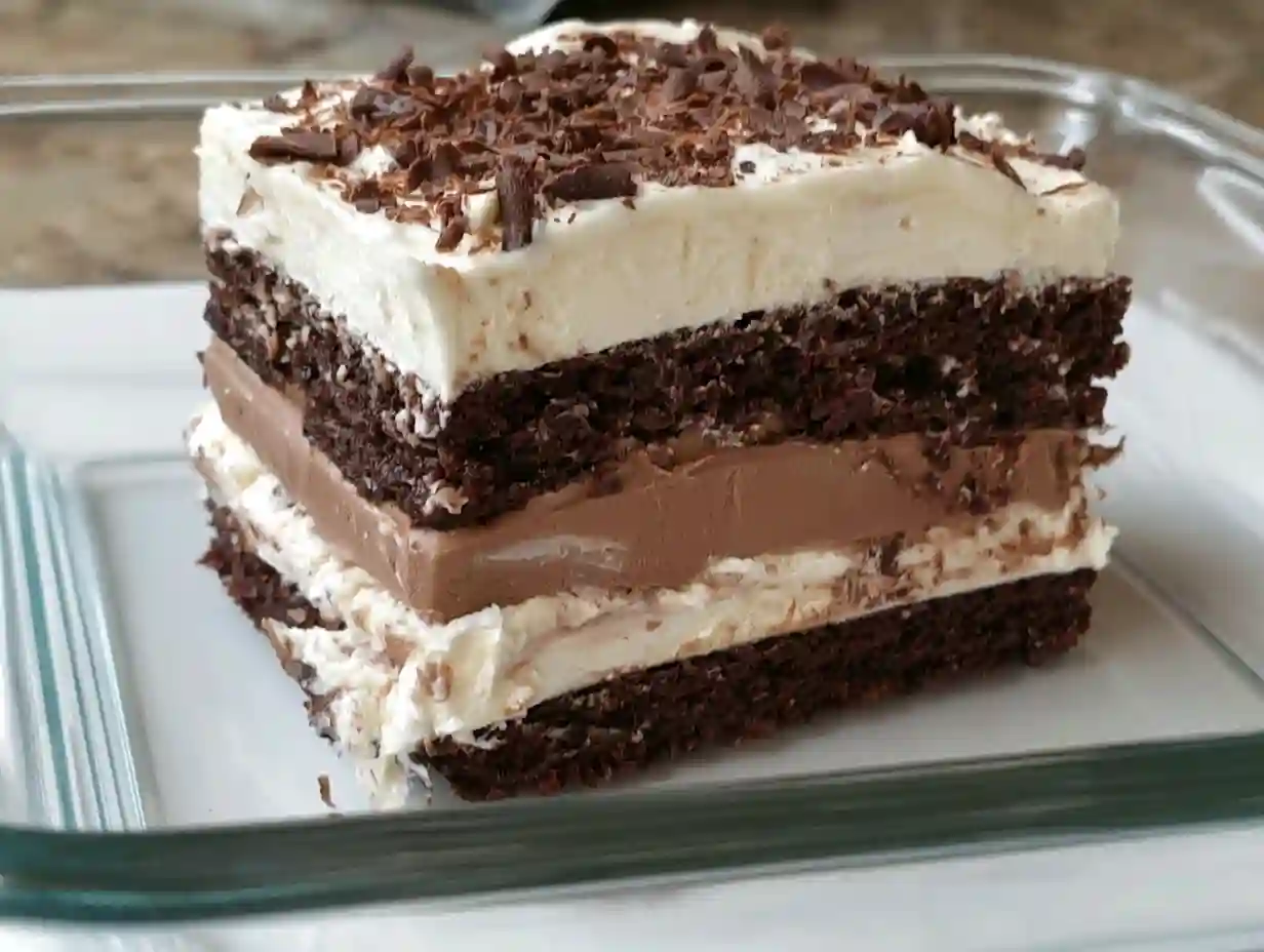 brownie refrigerator cake