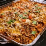 walking taco casserole