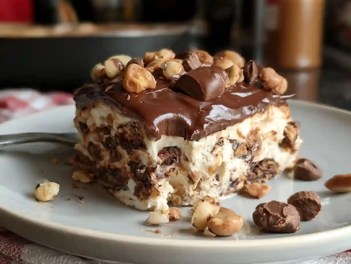 Buster Bar Ice Cream Cake