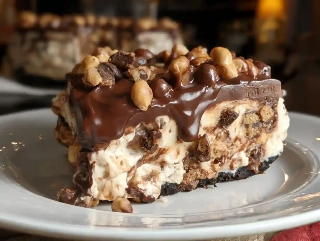 Buster Bar Ice Cream Cake