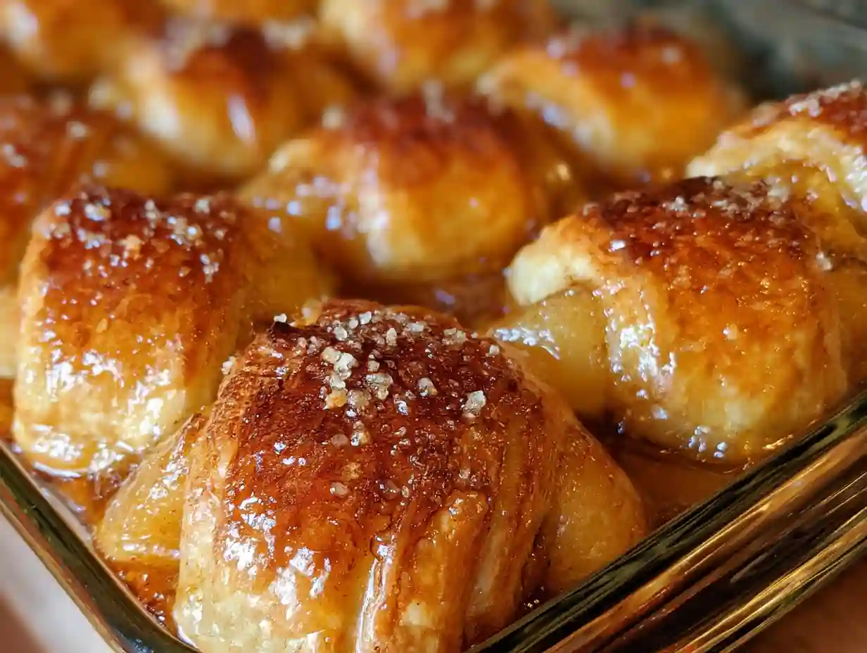 Crescent Roll Apple Dumplings
