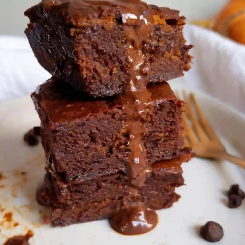 Healthy Pumpkin Brownies