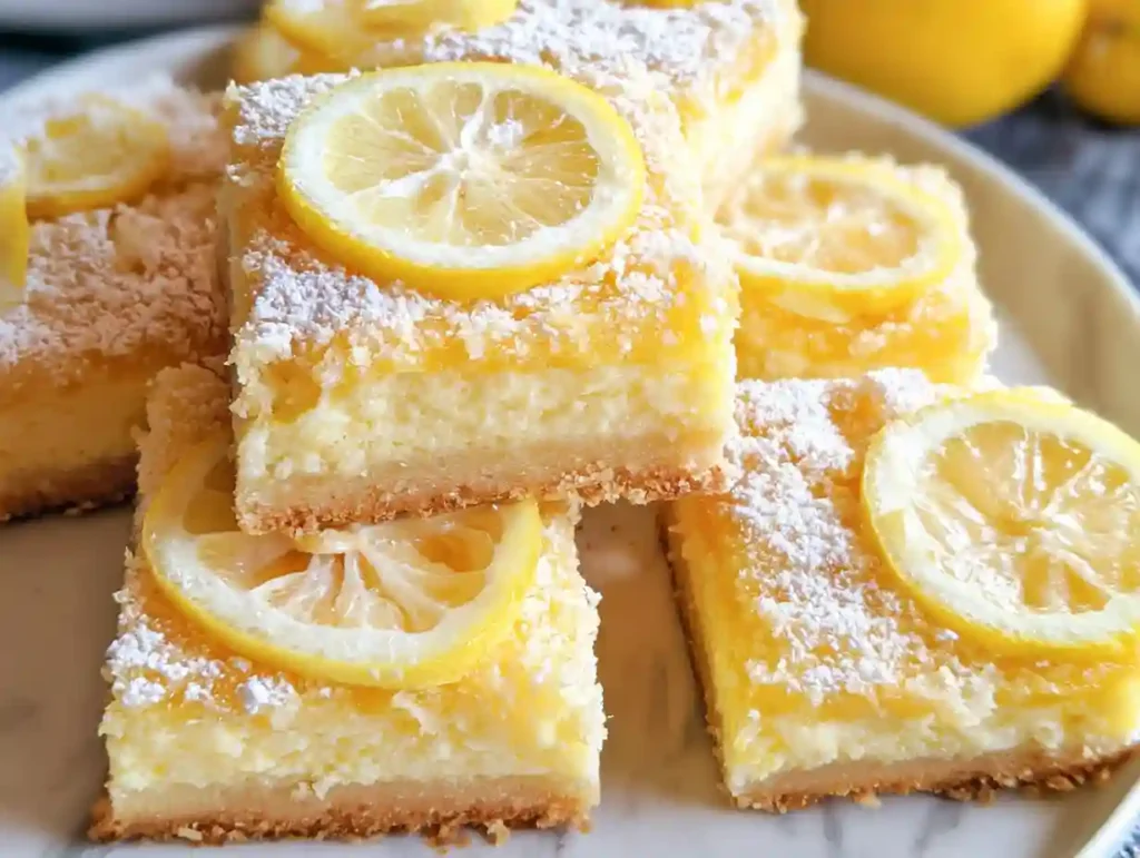 Lemon Cream Cheese Bars Recipe
