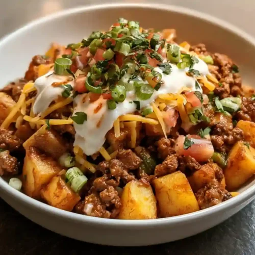Loaded Potato Taco Bowl