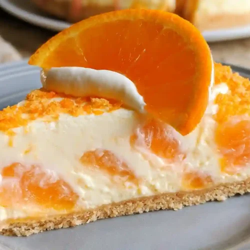 No-Bake Orange Creamsicle Cheesecake