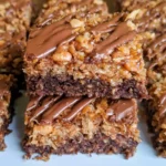 Samoa Box Mix Brownies