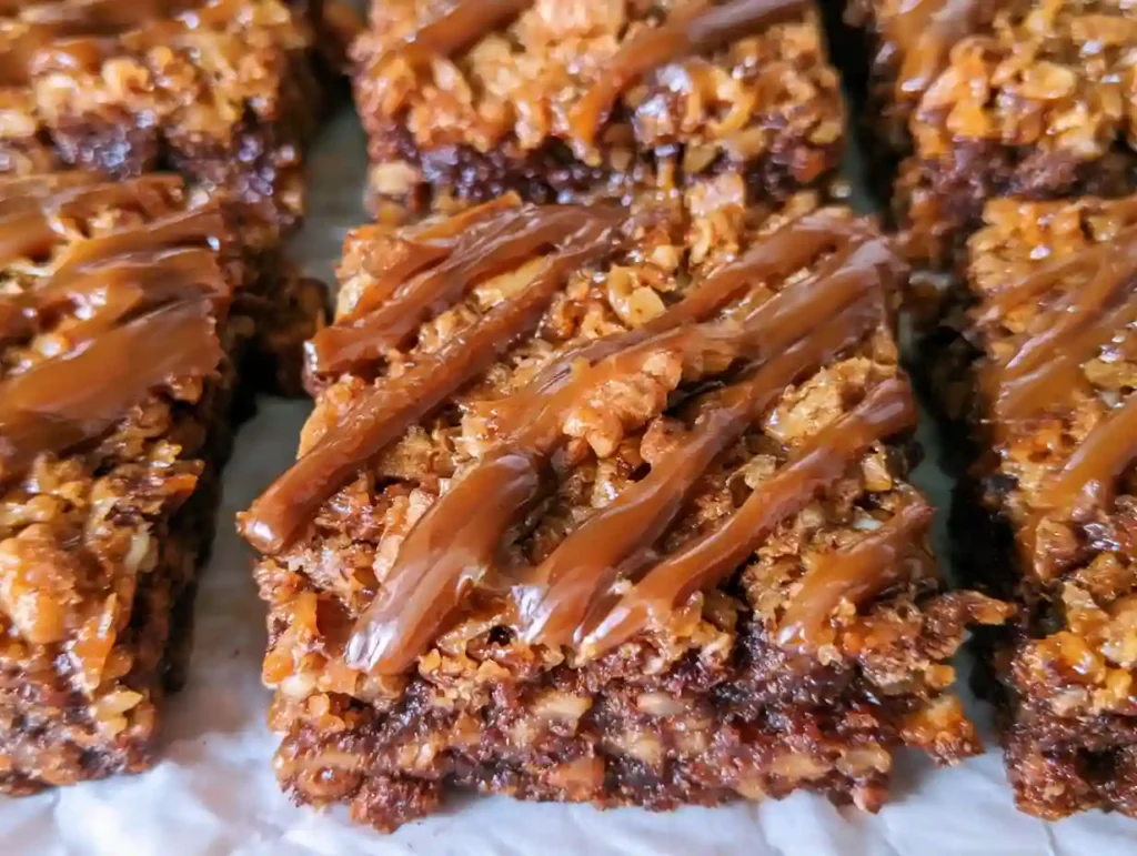 Samoa Box Mix Brownies
