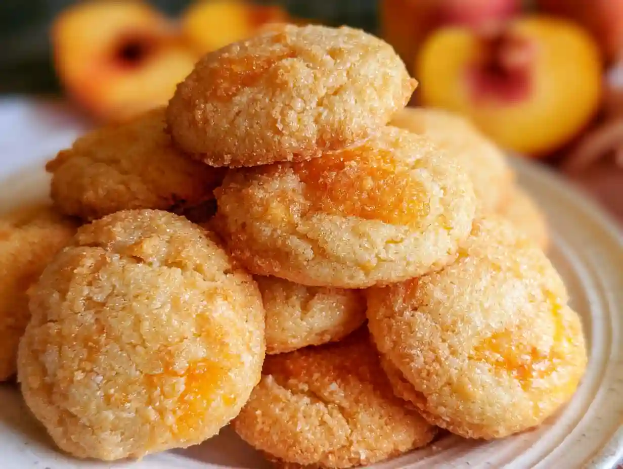 Soft Peach Cookies