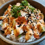 Spicy Crab Sushi Bowls
