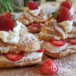 Strawberry Cream Puffs