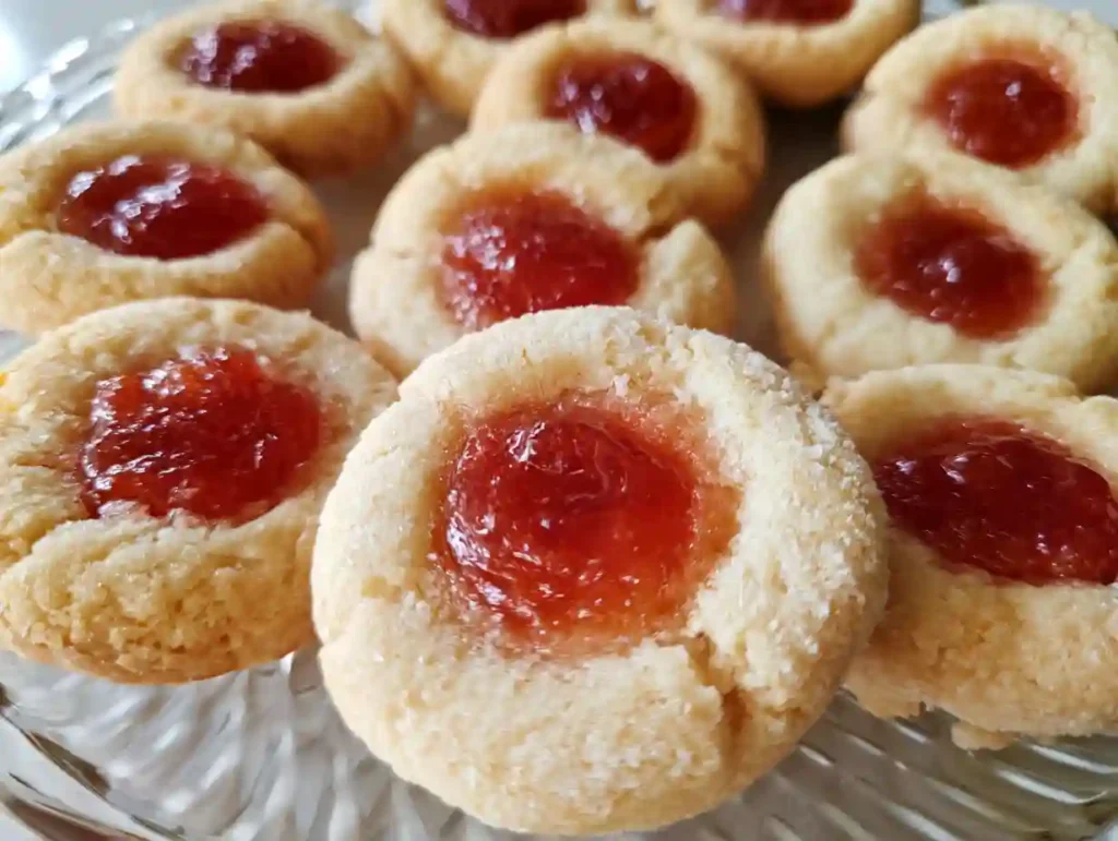 Thumbprint Cookies Recipe with Fruit Jam