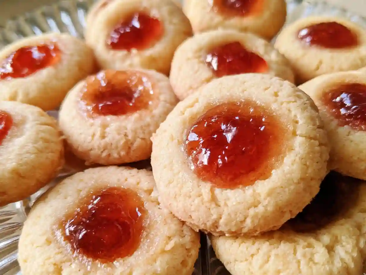 Thumbprint Cookies Recipe with Fruit Jam