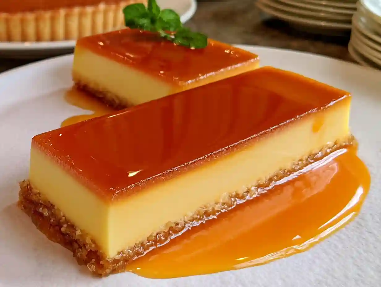 Vanilla Caramel Custard Tart